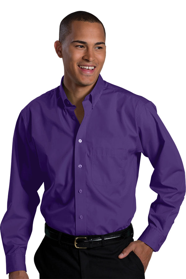 Edwards Lightweight Poplin Long Sleeve Mens Shirt [#1295].  Live Chat for Bulk Discounts