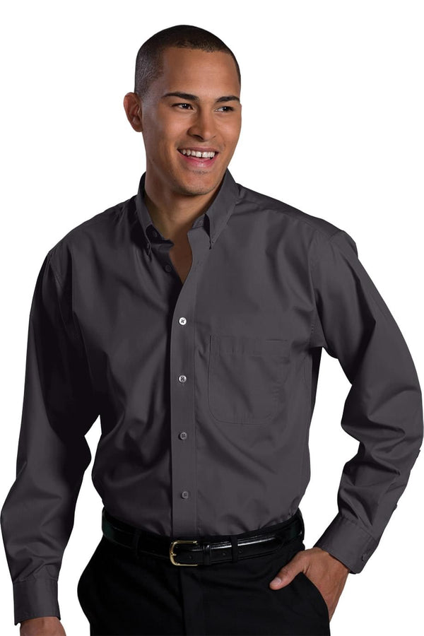 Edwards Lightweight Poplin Long Sleeve Mens Shirt [#1295].  Live Chat for Bulk Discounts
