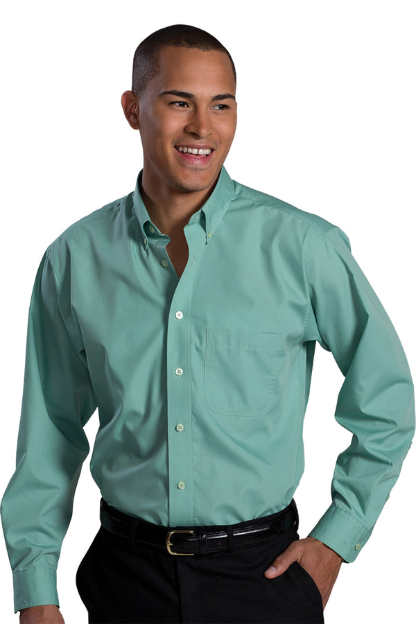 Edwards Lightweight Poplin Long Sleeve Mens Shirt [#1295].  Live Chat for Bulk Discounts