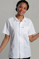 Edwards Button Front Shirt With Mesh Back [