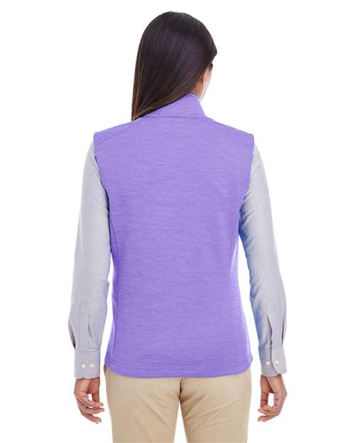 Devon & Jones Women's Newbury Mélange Fleece Vest DG797W