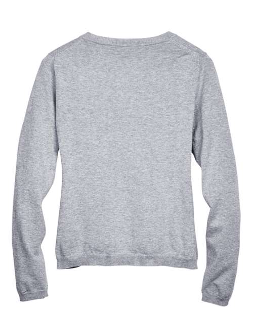Devon & Jones Women's V-Neck Sweater D475W