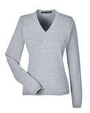 Devon & Jones Women's V-Neck Sweater D475W