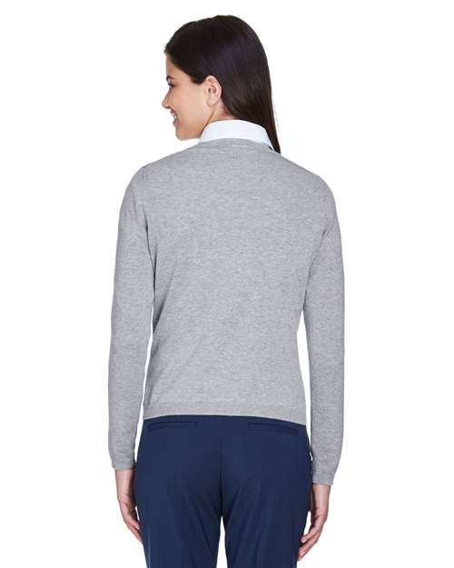 Devon & Jones Women's V-Neck Sweater D475W