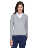 Devon & Jones Women's V-Neck Sweater D475W