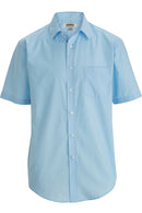 Edwards Essential Broadcloth Short Sleeve Mens Shirt [