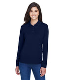 CORE365 Women's Pinnacle Performance Long Sleeve Piqué Polo 78192
