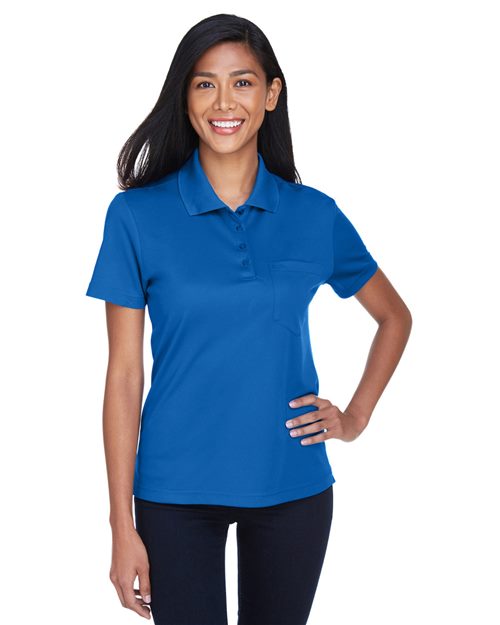 CORE365 Women's Origin Performance Piqué Polo with Pocket 78181P