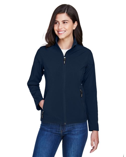 CORE365 Women's Cruise Two-Layer Fleece Bonded Soft Shell Jacket 78184