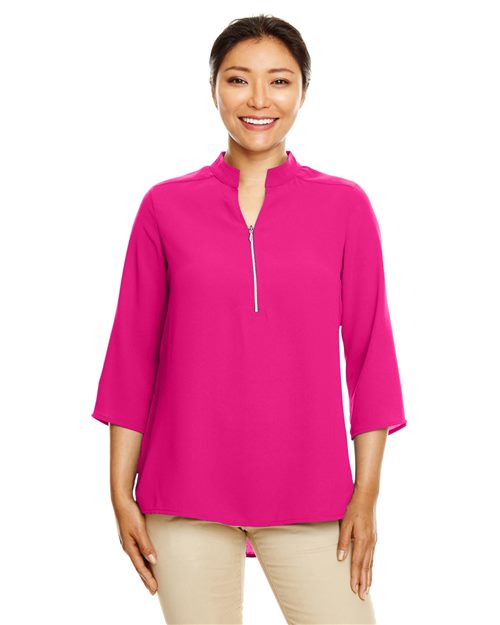 Devon & Jones Women's Perfect Fit™  Three-Quarter Sleeve Crepe Tunic DP611W