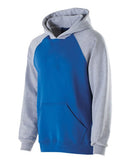 Holloway Youth Cotton/Poly Fleece Banner Hooded Sweatshirt 229279