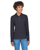 Devon & Jones Women's Pima Piqué Long Sleeve Polo D110W