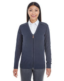 Devon & Jones Women's Manchester Fully-Fashioned Full-Zip Cardigan Sweater DG478W