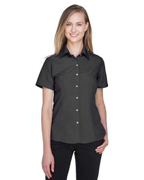 Harriton Women's Barbados Textured Camp Shirt M560W