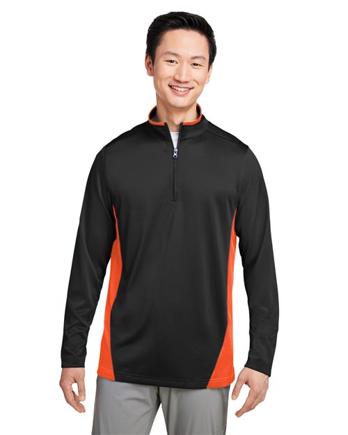 Harriton Flash Snag Protection Plus IL Colorblock Quarter-Zip Pullover M786