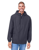 Harriton Flex Twill Hooded Jacket M73