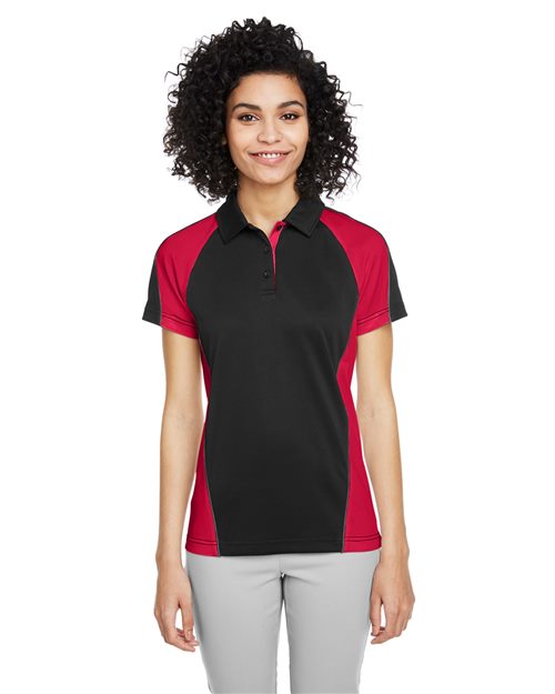 Harriton Women's Advantage Snag Protection Plus IL Colorblock Polo M385W