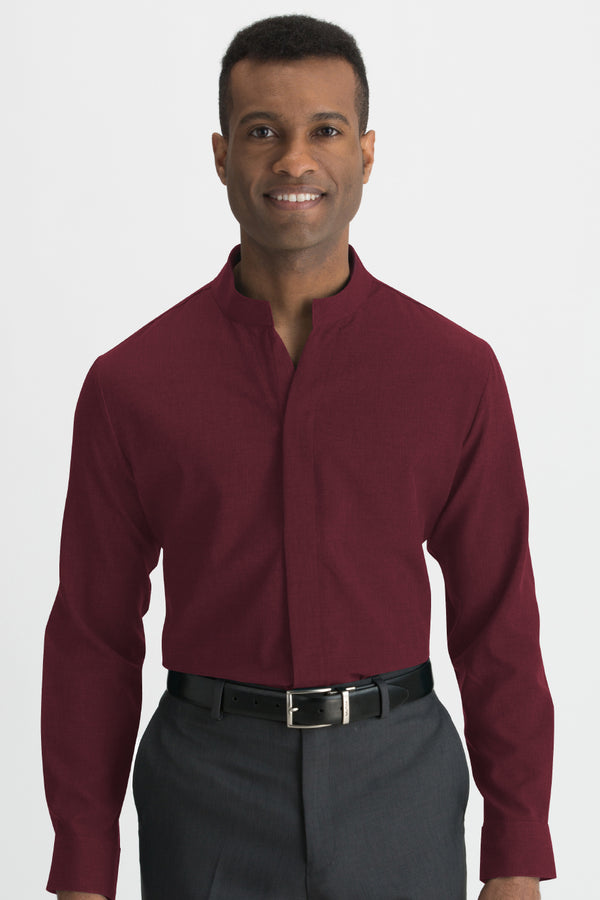 Edwards Mens Stand-Up Collar Shirt [#1398].  Live Chat for Bulk Discounts