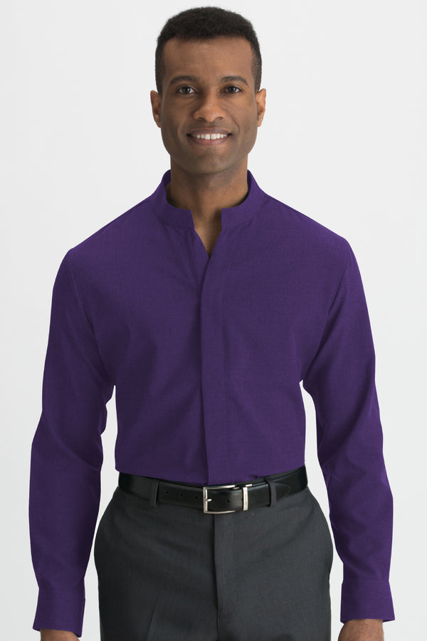 Edwards Mens Stand-Up Collar Shirt [#1398].  Live Chat for Bulk Discounts