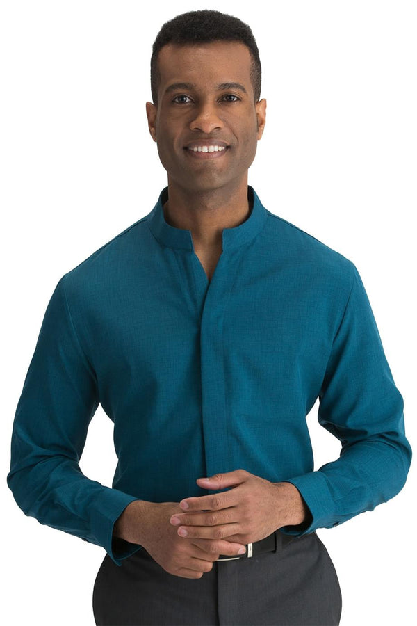 Edwards Mens Stand-Up Collar Shirt [#1398].  Live Chat for Bulk Discounts