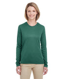 UltraClub Women's Cool & Dry Performance Long-Sleeve Top 8622W