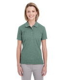UltraClub Women's Heathered Pique Polo UC100W