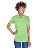 UltraClub Women's Cool & Dry 8-Star Elite Performance Interlock Polo 8610L