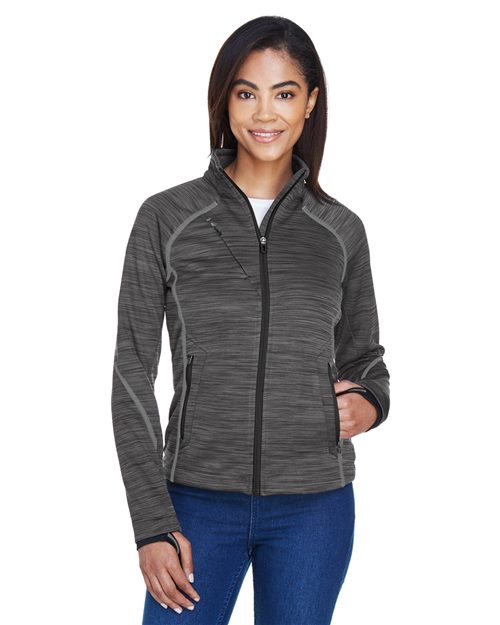 North End Women's Flux Mélange Bonded Fleece Jacket 78697