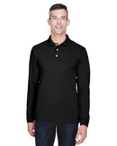 Harriton Easy Blend™ Long Sleeve Polo M265L