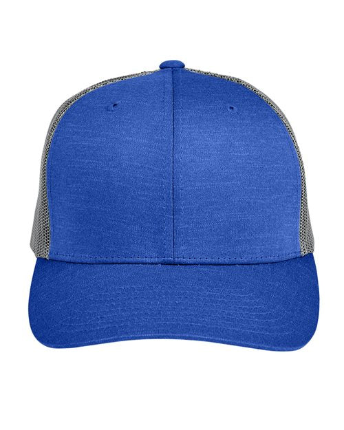 Team 365 Youth Zone Sonic Heather Trucker Cap TT802Y