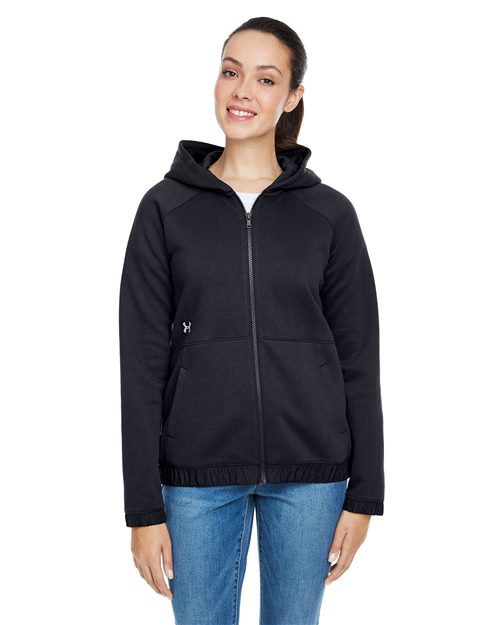 Under Armour Women's Hustle Full-Zip Hooded Sweatshirt 1351229