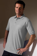 Edwards Blended Pique Short Sleeve Polo With Pocket [