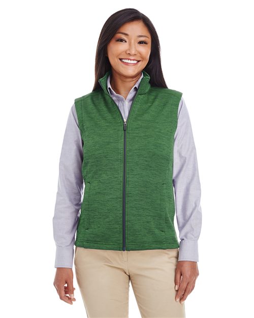 Devon & Jones Women's Newbury Mélange Fleece Vest DG797W