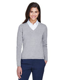 Devon & Jones Women's V-Neck Sweater D475W