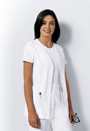 Cherokee Button Front Vest. Item 1602 in CK PROFESSIONAL SOLIDS Collection. Live Chat for Bulk Discounts.
