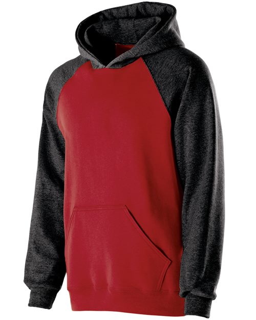 Holloway Youth Cotton/Poly Fleece Banner Hooded Sweatshirt 229279