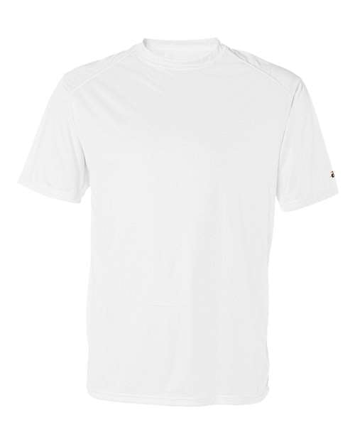 Badger B-Core Sport Shoulders T-Shirt 4120 - White