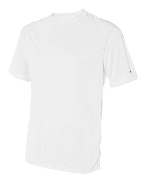 Badger B-Core Sport Shoulders T-Shirt 4120 - White