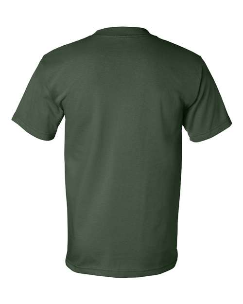 Bayside USA-Made Heavyweight T-Shirt 5100 - Forest Green