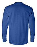 Bayside USA-Made Long Sleeve Pocket T-Shirt 8100 - Royal Blue