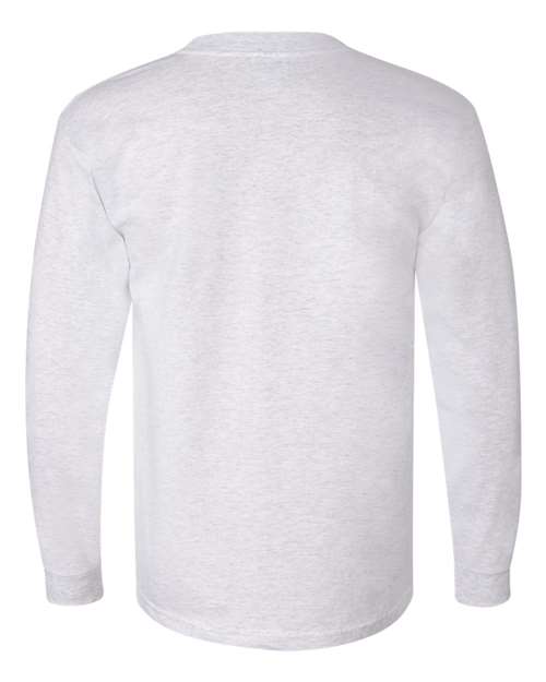 Bayside USA-Made Long Sleeve T-Shirt 6100 - Ash