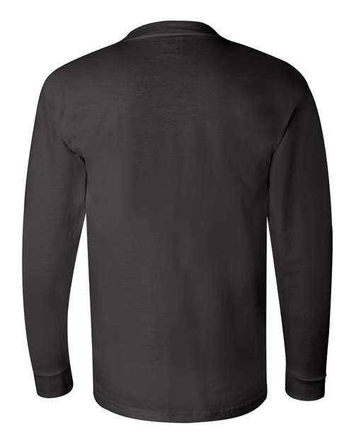 Bayside USA-Made Long Sleeve T-Shirt 6100 - Black