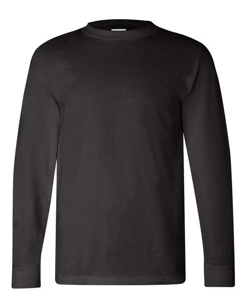 Bayside USA-Made Long Sleeve T-Shirt 6100 - Black