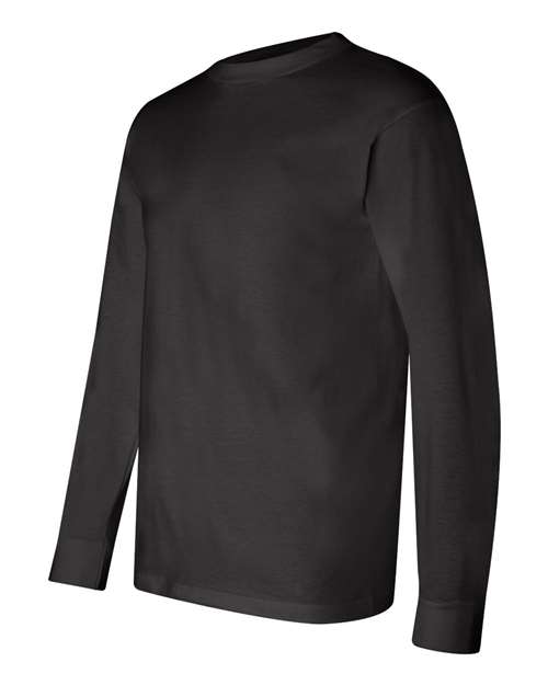 Bayside USA-Made Long Sleeve T-Shirt 6100 - Black