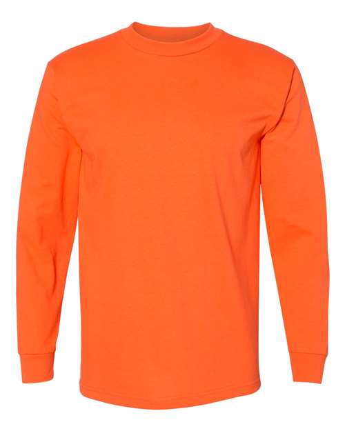 Bayside USA-Made Long Sleeve T-Shirt 6100 - Orange
