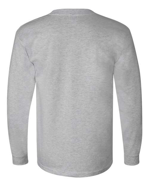 Bayside USA-Made Long Sleeve T-Shirt 6100 - Dark Ash