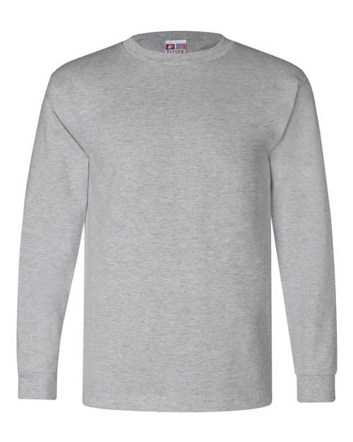 Bayside USA-Made Long Sleeve T-Shirt 6100 - Dark Ash