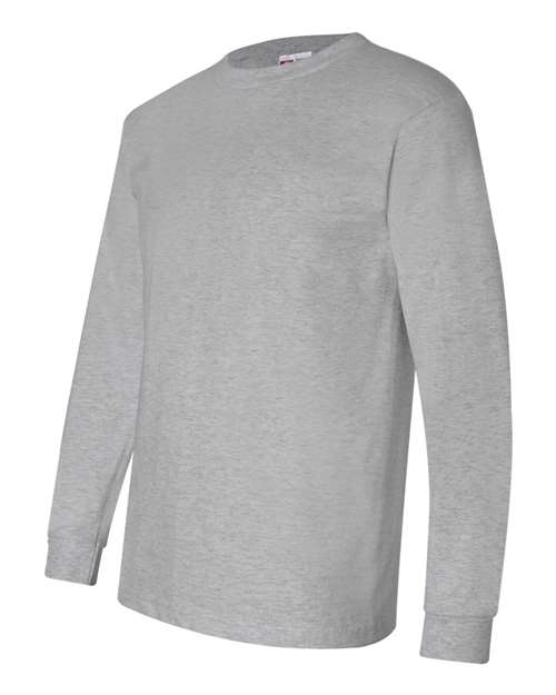 Bayside USA-Made Long Sleeve T-Shirt 6100 - Dark Ash