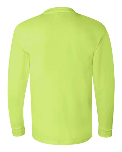 Bayside USA-Made Long Sleeve T-Shirt 6100 - Lime Green