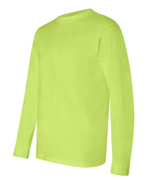 Bayside USA-Made Long Sleeve T-Shirt 6100 - Lime Green